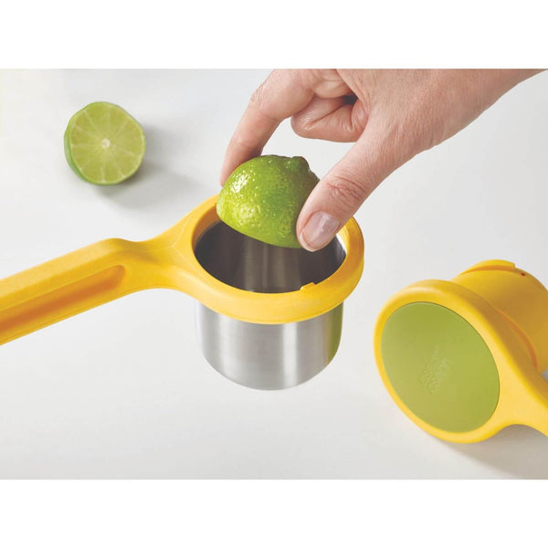 Joseph Joseph Helix Citrus Press - Yellow - Potters Cookshop