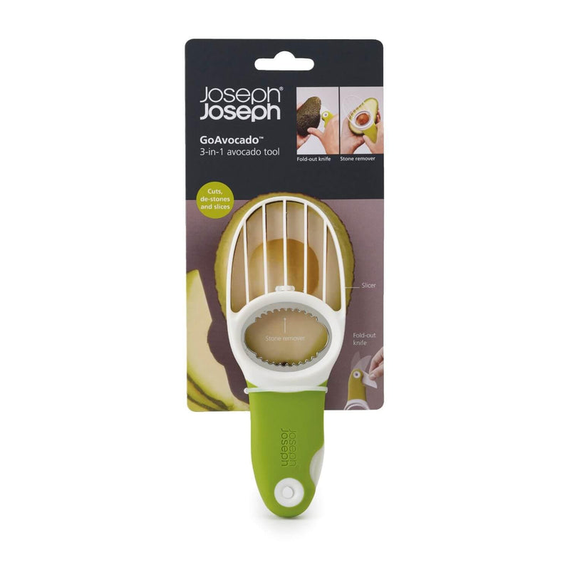 Joseph Joseph GoAvocado 3-in-1 Avocado Tool - Green - Potters Cookshop