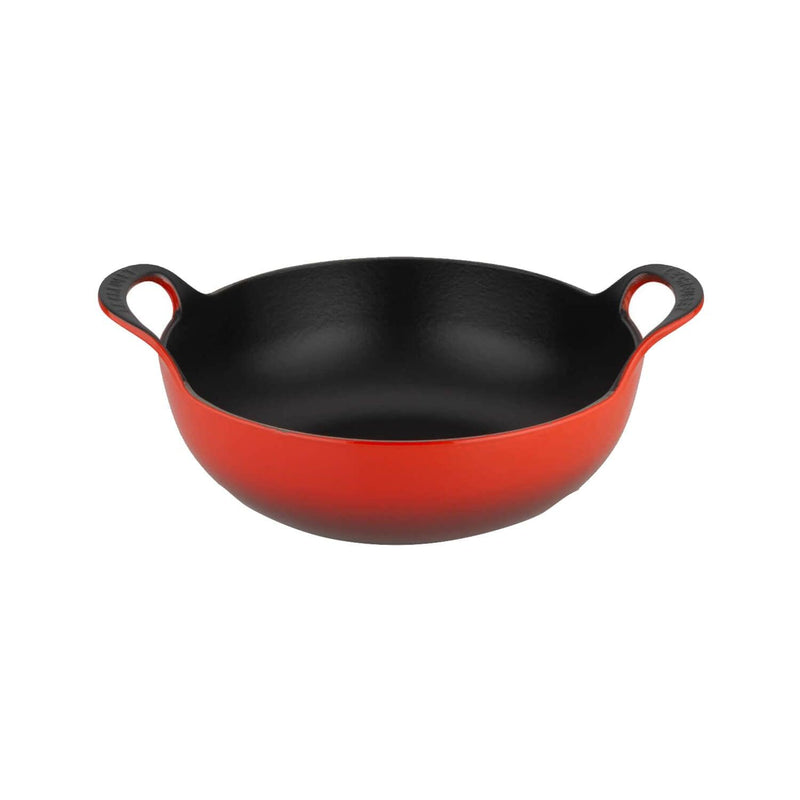 Le Creuset Cast Iron 24cm Balti Dish - Cerise - Potters Cookshop