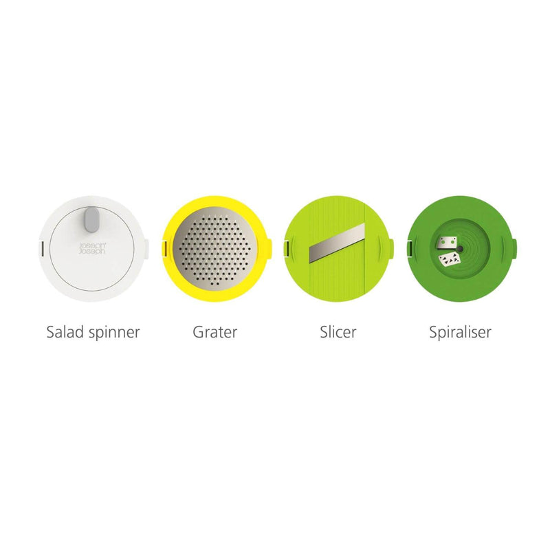 Joseph Joseph Multi Prep 4 Piece Salad Set - Green - Potters Cookshop