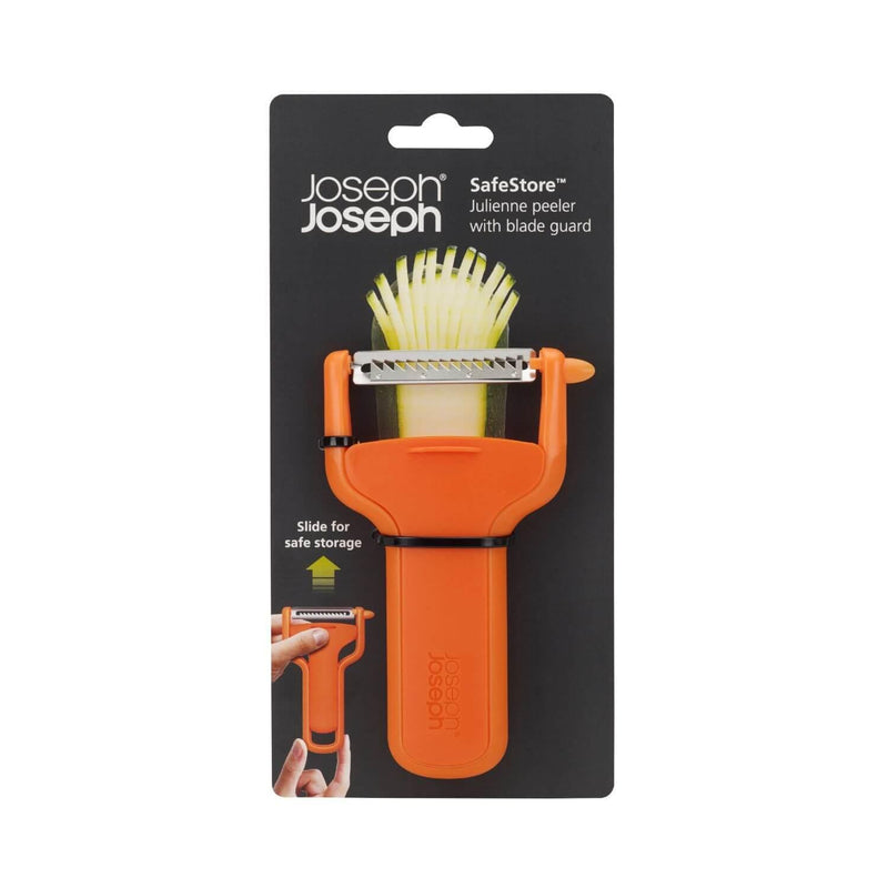 Joseph Joseph SafeStore Julienne Peeler - Orange - Potters Cookshop