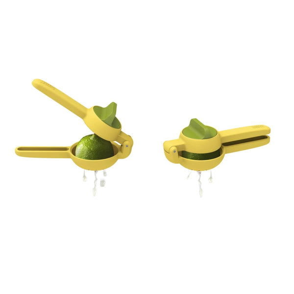 Joseph Joseph JuiceMax Dual Action Citrus Press - Yellow - Potters Cookshop