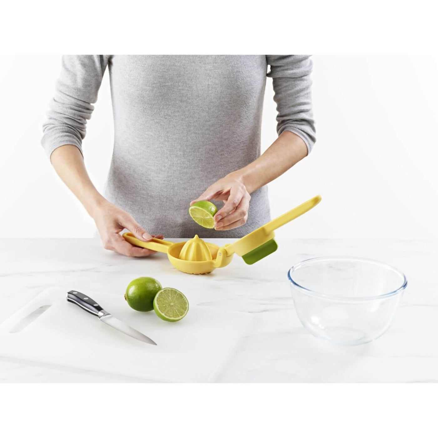 Buy Joseph Joseph JuiceMax Dual Action Citrus Press Yellow Potters Cookshop