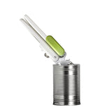 Joseph Joseph Pivot 3-In-1 Can Opener - Green and White - Ring Pull Lifestyle
