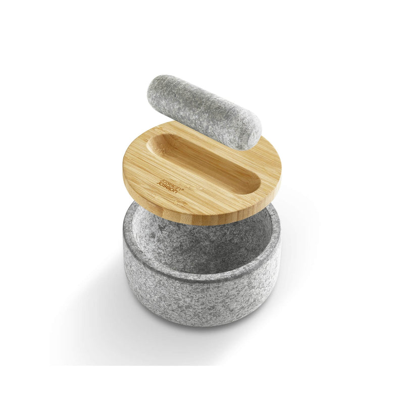 Joseph Joseph Dash Granite Pestle & Mortar with Bamboo Lid