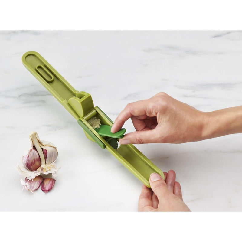 Joseph Joseph Clean Force Garlic Press - Green - Potters Cookshop