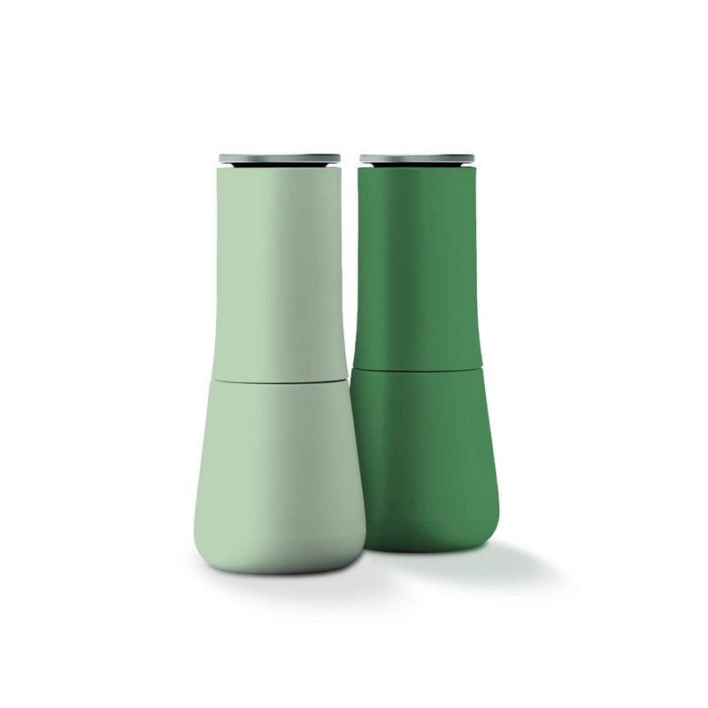 Joseph Joseph Milltop Editions Salt & Pepper Mill Set - Sage Green - Potters Cookshop