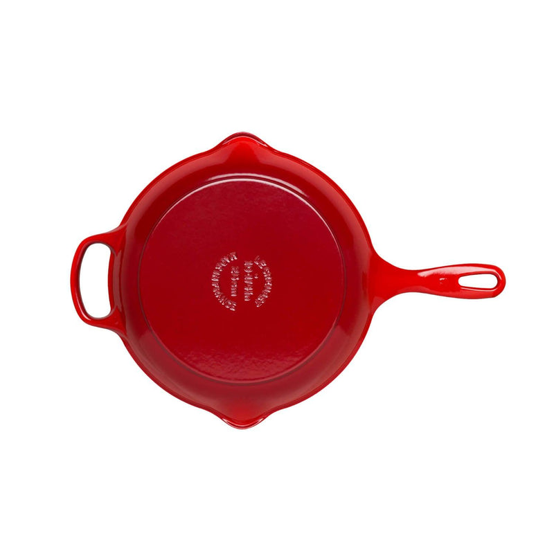 Le Creuset Signature Cast Iron 23cm Round Skillet - Cerise - Potters Cookshop