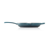 Le Creuset Signature Cast Iron 23cm Round Skillet - Deep Teal - Potters Cookshop