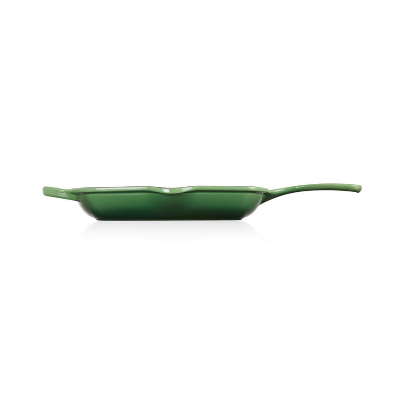 Le Creuset Signature Cast Iron 26cm Square Grillit - Bamboo Green - Potters Cookshop