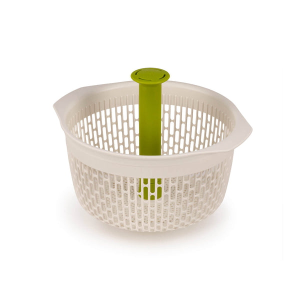 Joseph Joseph Spindola In-Sink Salad-Spinning Colander - Green / White