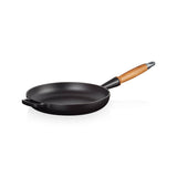 Le Creuset Signature Cast Iron 24cm Frying Pan - Satin Black - Potters Cookshop
