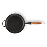 Le Creuset Signature Cast Iron 24cm Frying Pan - Satin Black - Potters Cookshop