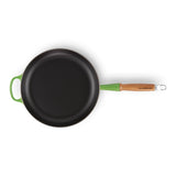 Le Creuset Signature Cast Iron 28cm Frying Pan - Bamboo Green - Potters Cookshop