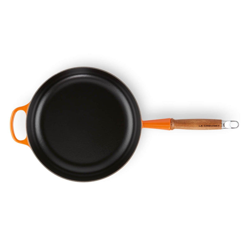 Le Creuset Signature Cast Iron 3 Piece Frying Pan & Saute Pan Set - Volcanic - Potters Cookshop
