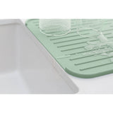 Brabantia SinkSide Silicone Dish Drying Mat - Jade Green