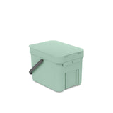 Brabantia Sort & Go 6 Litre Waste Bin - Jade Green - Potters Cookshop