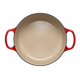 Le Creuset Signature Cast Iron 20cm Round Casserole - Cerise - Potters Cookshop