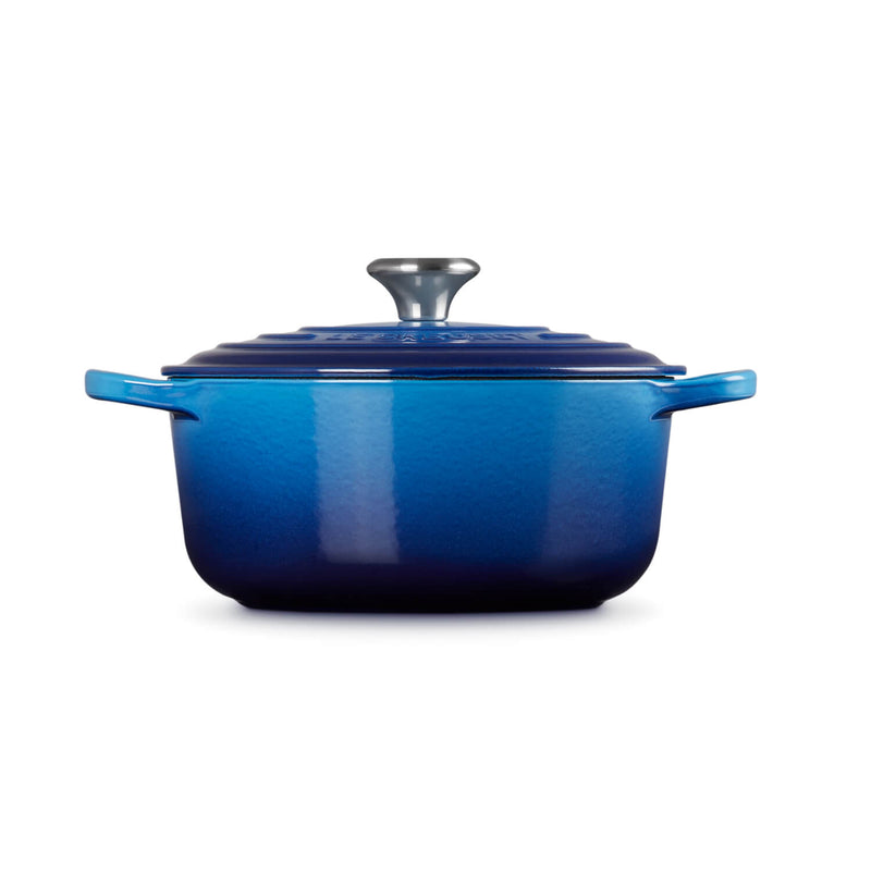 Le Creuset Signature Cast Iron 20cm Round Casserole - Azure