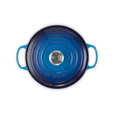 Le Creuset Signature Cast Iron 24cm Round Casserole - Azure