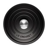 Le Creuset Signature Cast Iron 26cm Round Casserole - Satin Black - Potters Cookshop