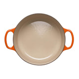 Le Creuset Signature Cast Iron 26cm Round Casserole - Volcanic - Potters Cookshop