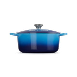 Le Creuset Signature Cast Iron 26cm Round Casserole - Azure