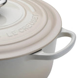 Le Creuset Signature Cast Iron 26cm Round Casserole - Meringue - Potters Cookshop