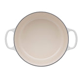 Le Creuset Signature Cast Iron 28cm Round Casserole - Meringue - Potters Cookshop