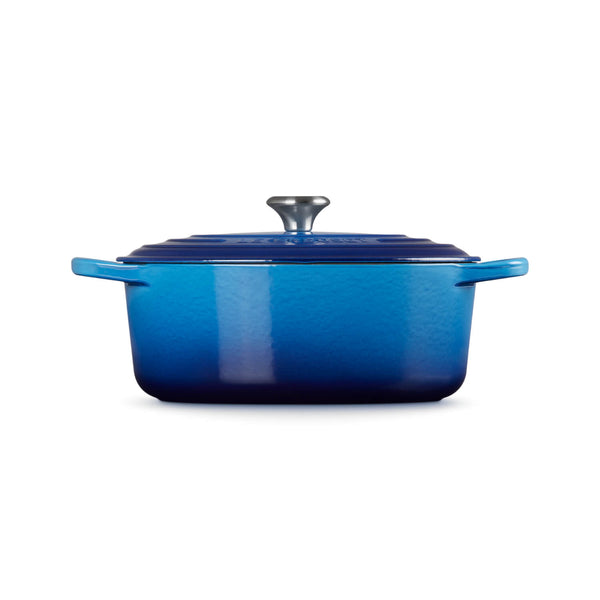 Le Creuset Signature Cast Iron 25cm Oval Casserole - Azure