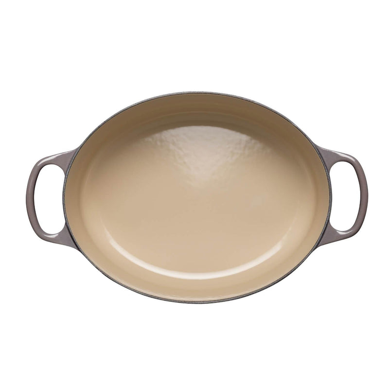 Le Creuset Signature Cast Iron 27cm Oval Casserole - Flint - Potters Cookshop