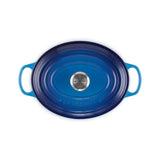 Le Creuset Signature Cast Iron 29cm Oval Casserole - Azure