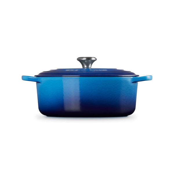 Le Creuset Signature Cast Iron 29cm Oval Casserole - Azure