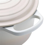 Le Creuset Signature Cast Iron 29cm Oval Casserole - Meringue - Potters Cookshop