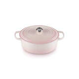 Le Creuset Signature Cast Iron 29cm Oval Casserole - Shell Pink