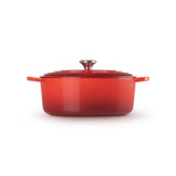 Le Creuset Signature Cast Iron 31cm Oval Casserole - Cerise