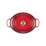 Le Creuset Signature Cast Iron 31cm Oval Casserole - Cerise