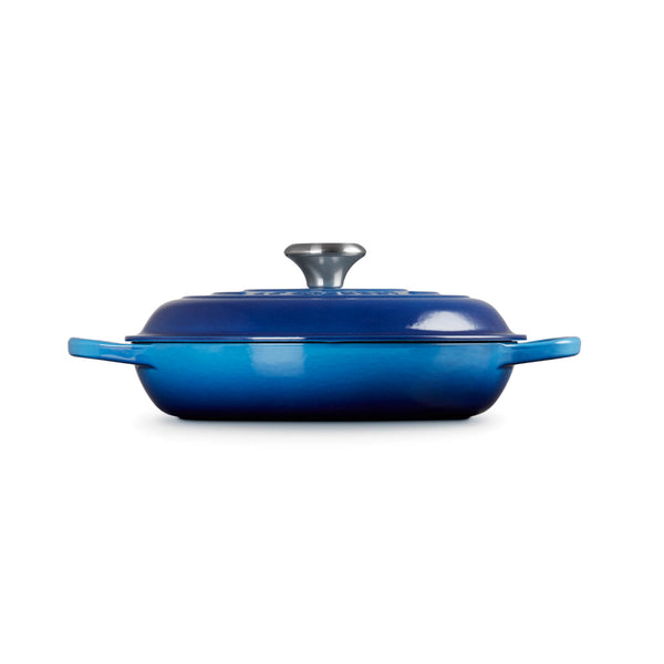 Le Creuset Signature Cast Iron 26cm Shallow Casserole - Azure