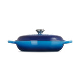 Le Creuset Signature Cast Iron 30cm Shallow Casserole - Azure