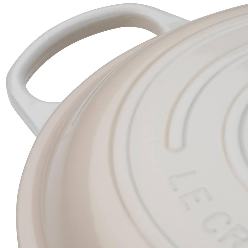 Le Creuset Signature Cast Iron 30cm Shallow Casserole - Meringue - Potters Cookshop