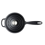Le Creuset Signature 5 Piece Cast Iron Cookware Set - Satin Black - Potters Cookshop