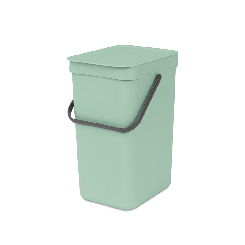 Brabantia Sort & Go 12 Litre Waste Bin - Jade Green