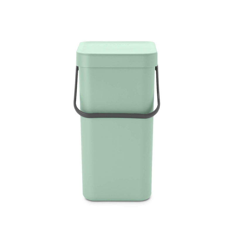 Brabantia Sort & Go 12 Litre Waste Bin - Jade Green