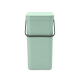 Brabantia Sort & Go 16 Litre Waste Bin - Jade Green - Potters Cookshop