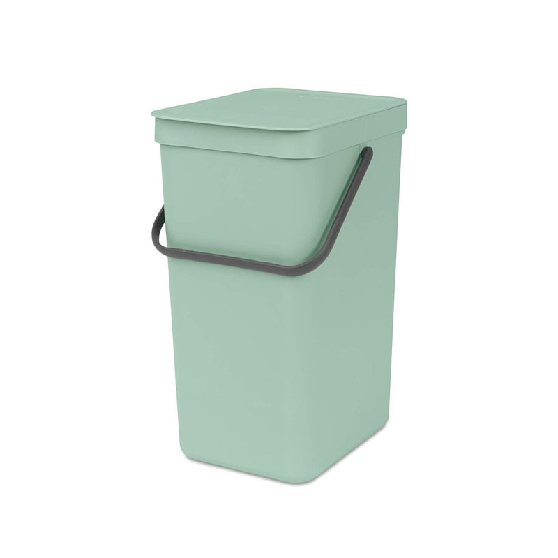 Brabantia Sort & Go 16 Litre Waste Bin - Jade Green - Potters Cookshop