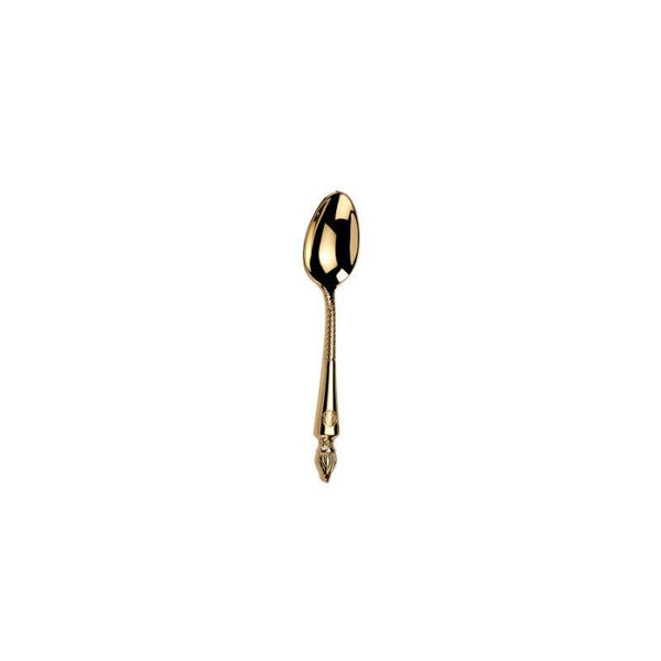 ZEFG0090 Arthur Price Clive Christian Empire Flame All Gold Coffee Spoon
