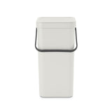 Brabantia Sort & Go 16 Litre Waste Bin - Light Grey - Potters Cookshop