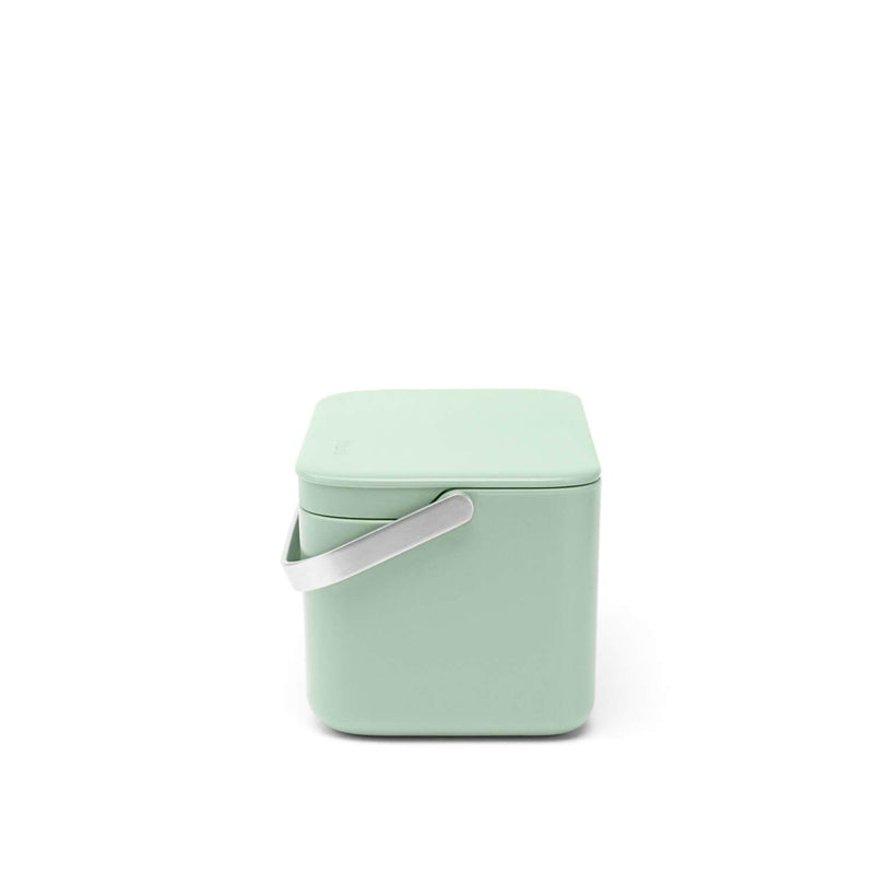 Brabantia SinkSide 1.8 Litre Food Waste Caddy -  Jade Green - Potters Cookshop