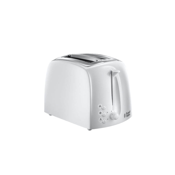 Russell Hobbs Textures 2 Slice Toaster - White