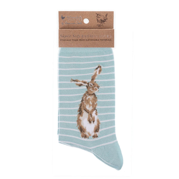 Wrendale Designs Socks - Hare And The Bee
